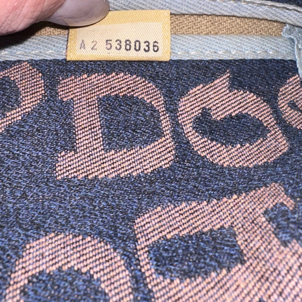 Dooney & Bourke Vintage Denim Y2K Shoulder Bag - Picture 9 of 9